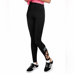 PINK ultimate high rise logo strappy leggings